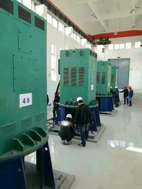 YKK4504-6/450KW某污水处理厂使用我厂的立式高压电机安装现场